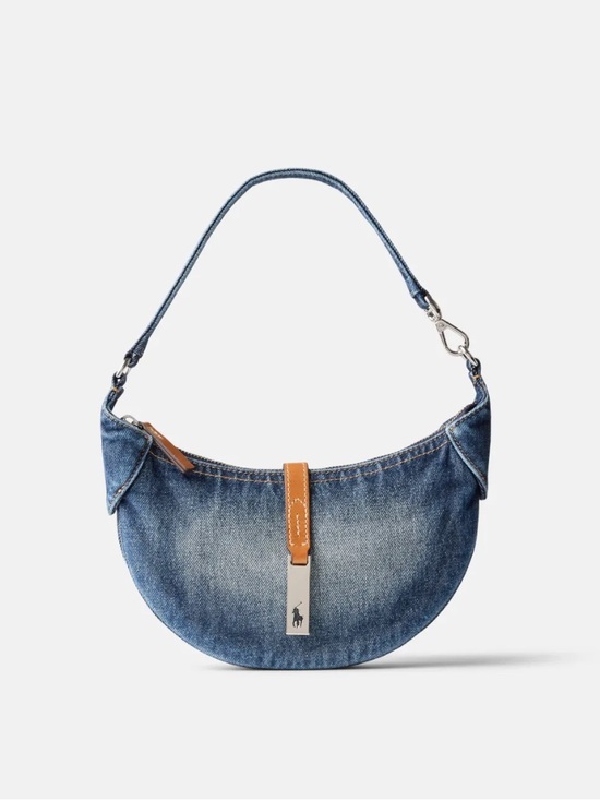 Ralph Lauren Handbags - Ralph Lauren Polo ID Denim Mini Shoulder Bag